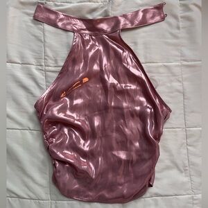 Zara Blush Satin Fabric